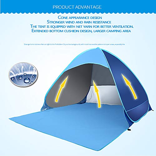 SQINAA Pop Up Tenda della Spiaggia Tenda della