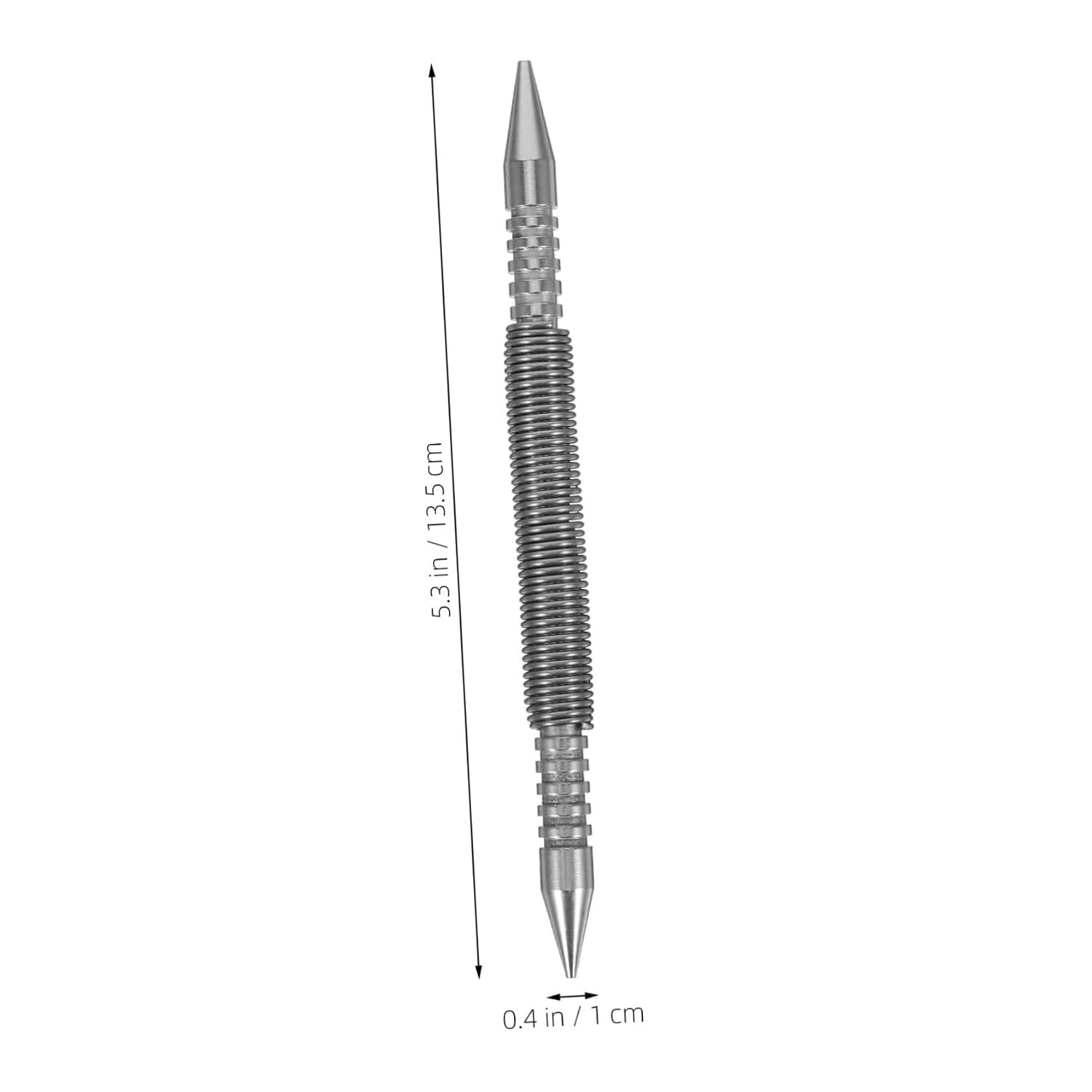 NUOBESTY Small Dual Head Spring Nail Punch Nail Setter Tool for Efficient Work Tight Spaces and Lightweight Design for Carpenters and
