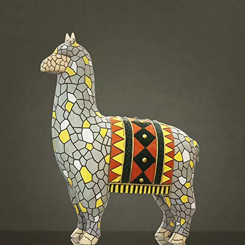 Sculpture artisanat en résine d'alpaga au design épuré chic - 3