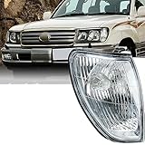 ZONTO Front Corner Lights Turn Indicator Signal Lamps Car Accessories Without Bulb for Toyota Land Cruiser FJ100 LC100 1998-2007,Right
