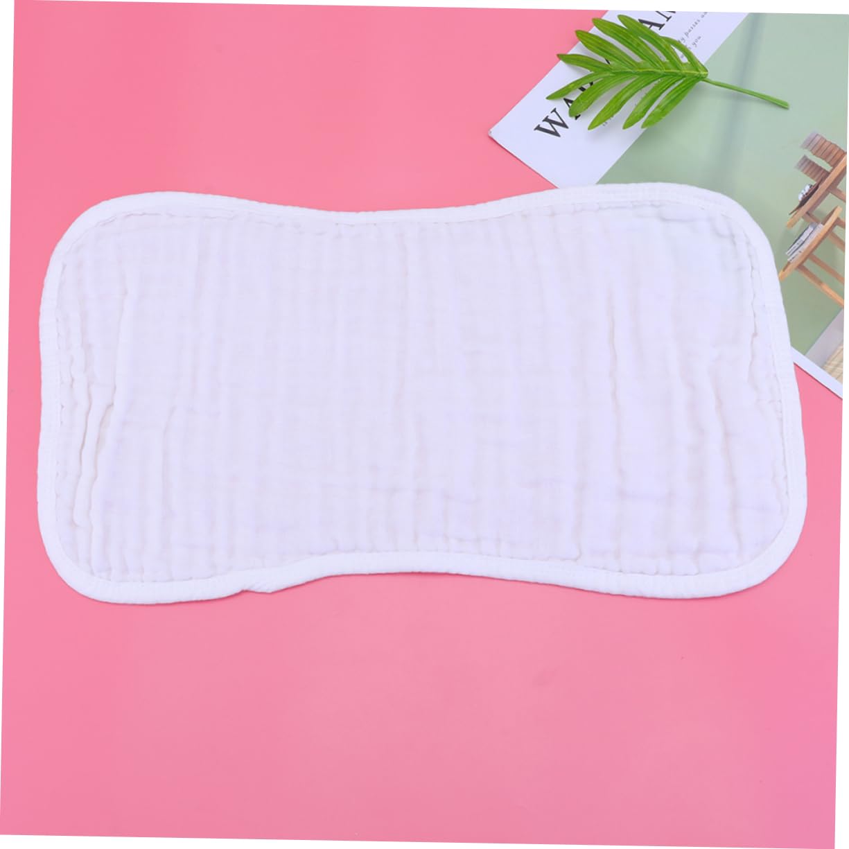Toyvian 2pcs Shoulder Pad Milk Spitting Cushion Infant Hiccup Gauze Towel Soft Absorbent Newborn Burp Pads Muslin Washcloths Feeding Nursing - Image 3