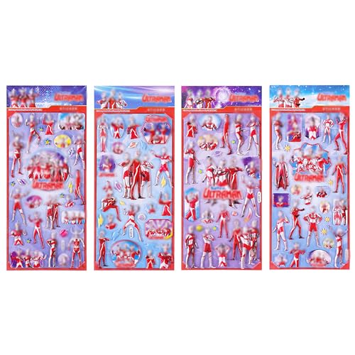 KRGNPLE 実店舗品質 マシュマロシール かわいい ぷにぷに もっちり 3D 立体 4 枚 泡綿素材 シール手帳用 DIY 手帳デコ スマホ装飾 簡単剥離 丈夫で破れにくい ギフト 人気（セット 071）の商品画像（Amazon）