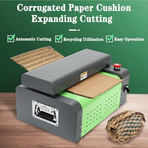 Macchina per carta commerciale a nido d'ape | Converti automaticamente il cartone in ammortizzazione per e-commerce e magazzini | Risparmia il 40% sui costi di imballaggio