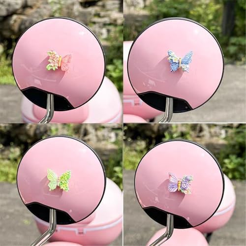 Image of 9PCS Cute Butterfly Fridge Magnets, Stylish Refrigerator Accessories for Kitchen, Office, Home Decor, Cartoon Flower Pot Design with Strong Hold, Mini Vase Magnets for Gift