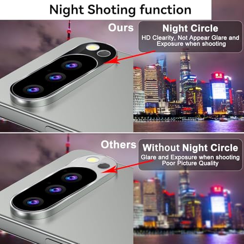 Image of PreCure (2 Pack) Camera Lens Protector for Google Pixel 10 Pro - 9H Tempered Glass, HD Clarity, Precise Camera Cutouts, Anti-Scratch, Anti-Fingerprint Lens Guard (Black)