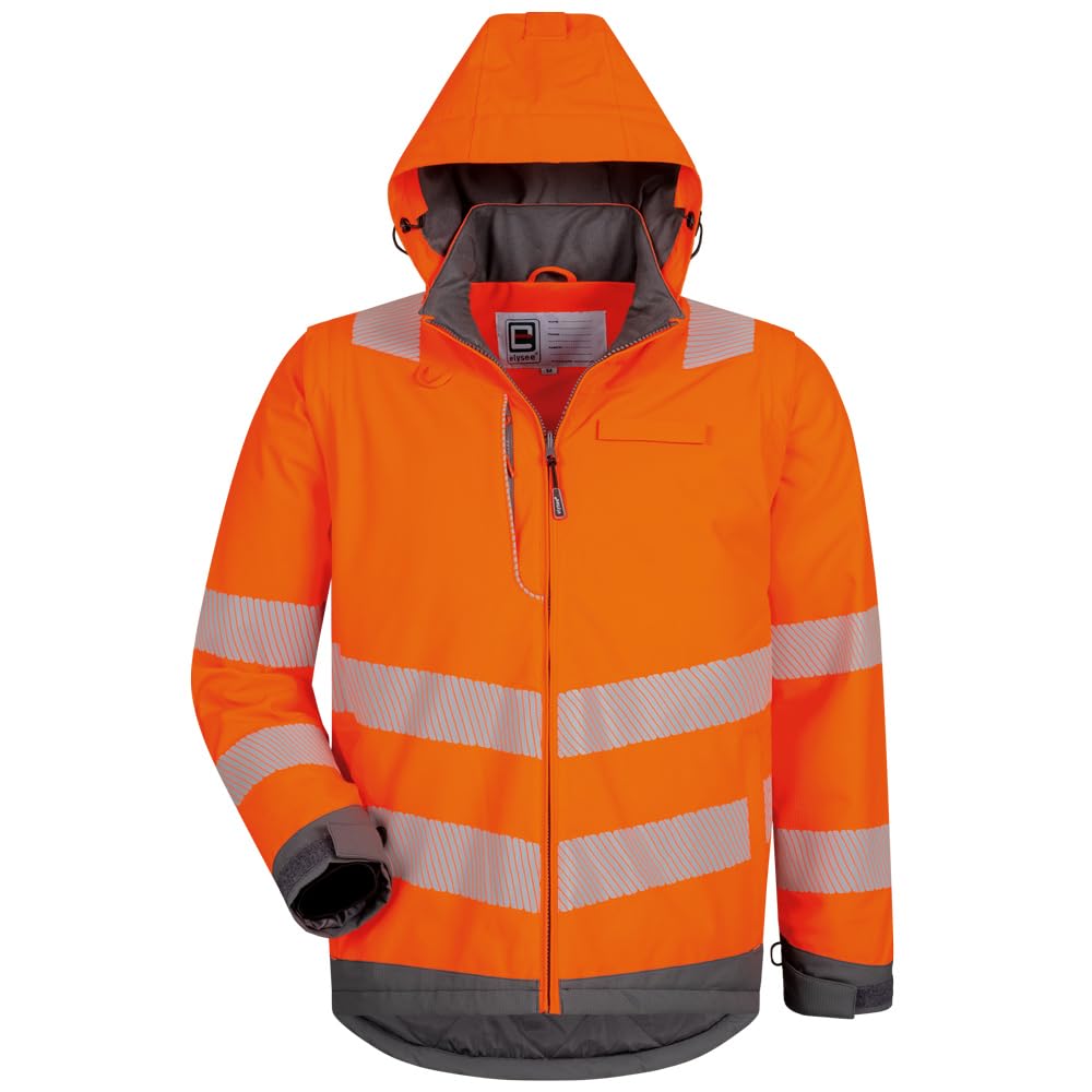 Elysee WARNSCHUTZ 2-in-1 JACKE EN ISO 20471 Klasse 3 GRÖSSEN XS-4XL