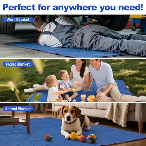 Aliceset 4 Pack Moving Blankets 80\" x 144\", Heavy Duty Quilted Furniture Pads for Moving, Double Sided Padded Furniture Protection Blankets for Shipping Storage - Thumbnail 6