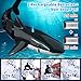 BLmukce 2.4GHz Remote Control Shark Toy for Pool, 1:18 Scale High Simulation RC Shark with Light & Spray Water, Electric Remote Controlled Swimming Water Pool Toys for 4 5 6 7 Year olds Kid Boys Girls
