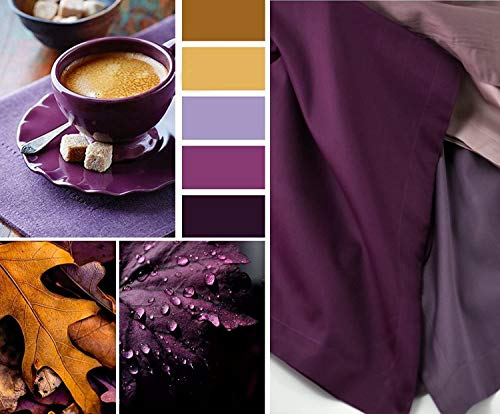 Eikei Solid Color Duvet Cover 120X98-Inch Luxury Bedding Set 400 Thread Count Egyptian Cotton Long Staple Sateen Weave Breathable Silky Soft Pima Premium Quality Bed Linen (Super King, Deep Plum) #TOP3