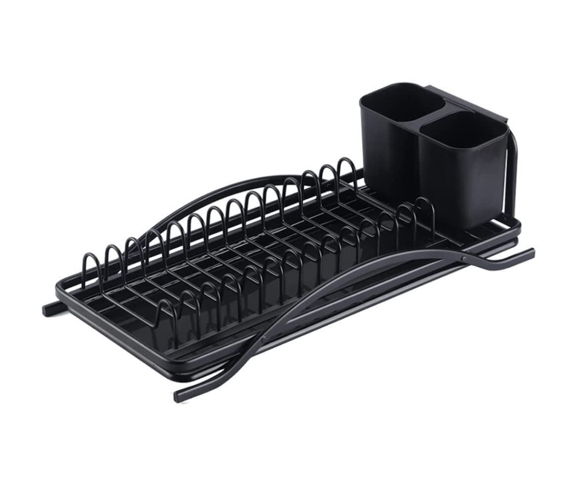 Escurre Cubiertos de Cocina Práctico Estante para Platos con Escurridor, para Almacenamiento De Utensilios De Cocina Domésticos Escurreplatos Armario