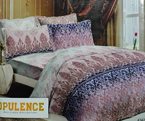 Image of Bombay Dyeing Opulence 240TC One King Size Double Bed Sheet with 4 Pillow Covers