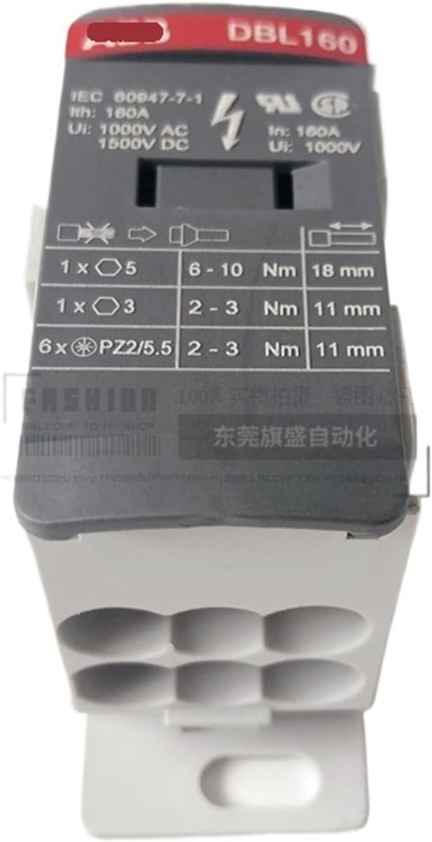 TE Terminal Block DBL80/125/160/175/400 Power Distribution Bus (Size : DBL175)