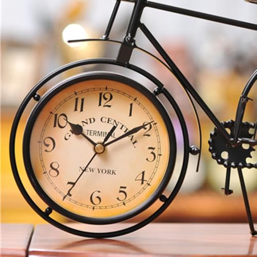 Reloj de hierro retro elegante para decoración de sala con esfera de vidrio 5