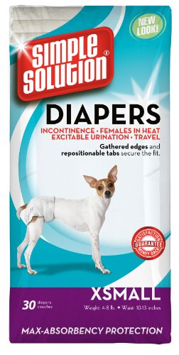 Simple Solution Disposable Diapers, Extra-Small, 30-Count