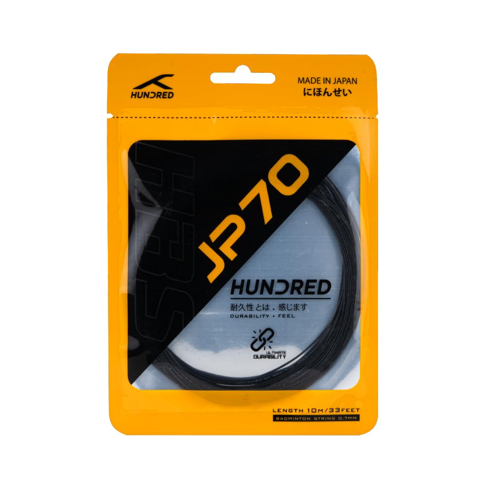 HUNDRED JP 70 Badminton String (Graphite Black)-image-35