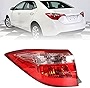 WFLNHB Outer Left Side Tail Light Assembly Replacement for Toyota Corolla 2017 2018 2019 Driver Side Rear Tail Light Lamp 8156002B00 TO2804130