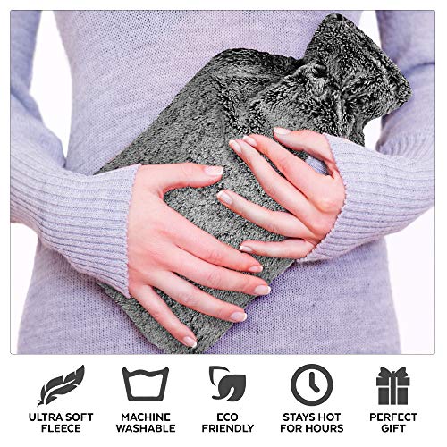 Bramble Warmwaterkruik - Zachte Pluis Warmwaterfles | Comfortabel, Veilig, Warmte-Retentie - Geschikt voor Baby… - Image 4