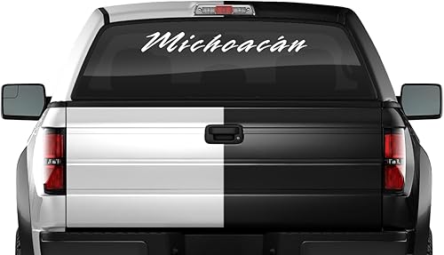 Miniatura 4 de Michoacan MX Mexico Decal Sticker Windshield Window Vinyl Graphic Banner Rear Back Car Truck SUV Vehicle Estado Calcomanía Troca Carro 36"x4.25"+