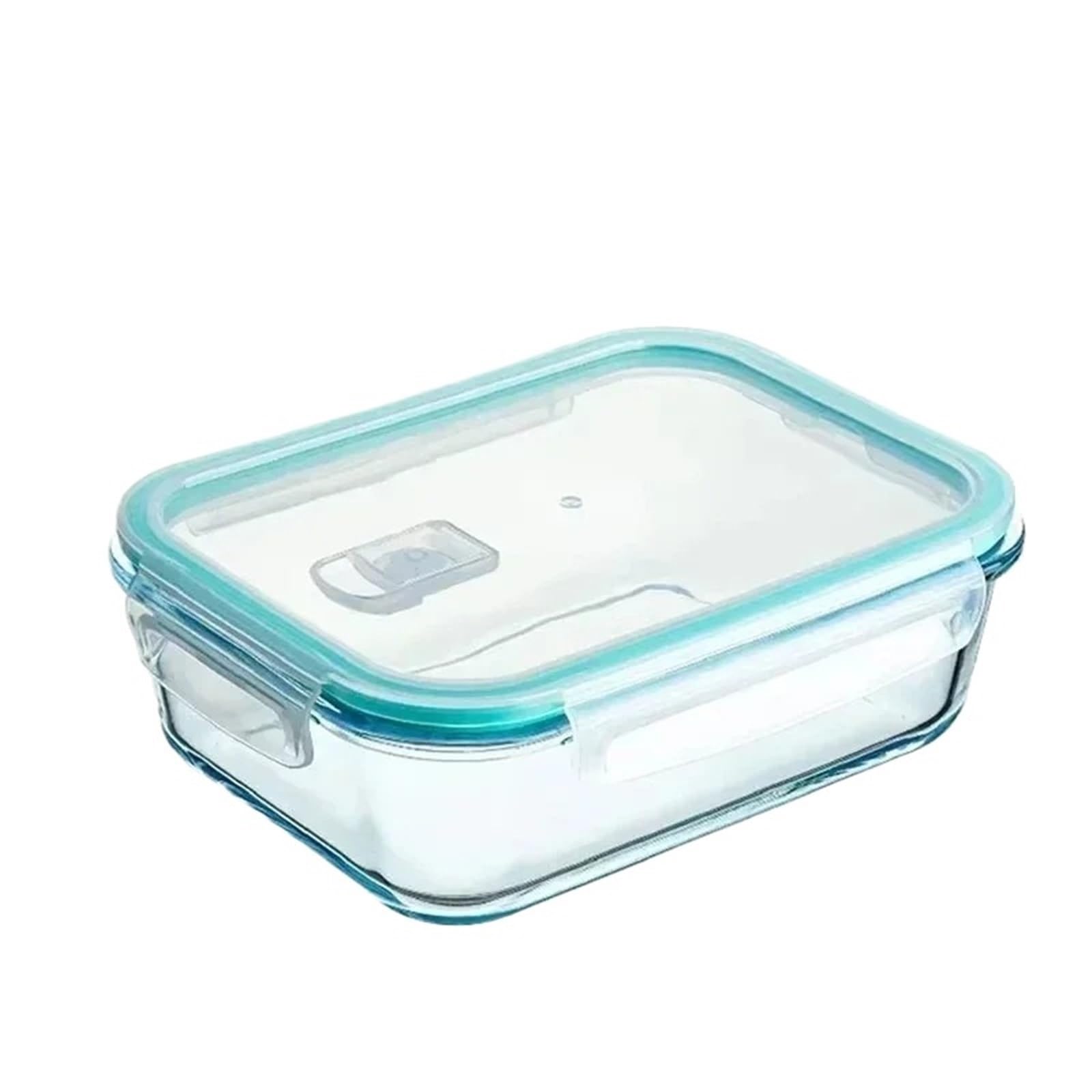 Bento pojemnik na lunch ze szkła, z pokrywką, nadaje się do kuchenki mikrofalowej i mycia w zmywarce, do przygotowywania posiłków do przechowywania żywności w biurze (1040 ml)