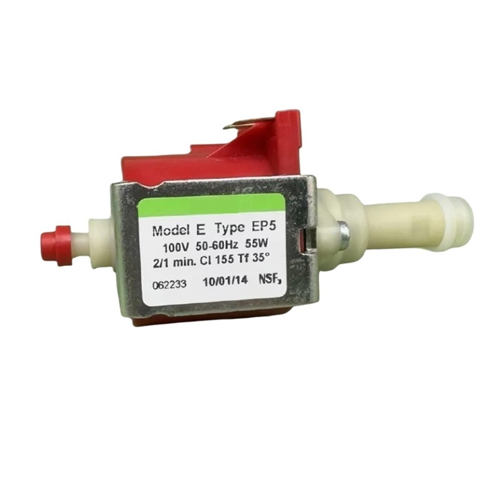 Bjybeopsaq One Color Ep4/Ep5 High Pressure Mini Electromagnetic Pump Ac 100V 50-60Hz 55W Coffee Machine Solenoid Water Pump Plunger Pump Replace Parts(Model E Type Ep5)