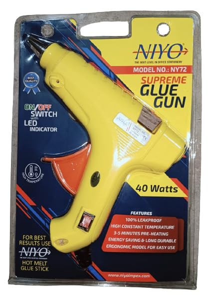Electric Hot Glue Gun 40 Watt For 11MM Glue Sticks [Set Of 1] Including 5 Pcs Hot Glue Sticks , Useful for DiyArt & Crafts, etc. Combo Pack-image-49