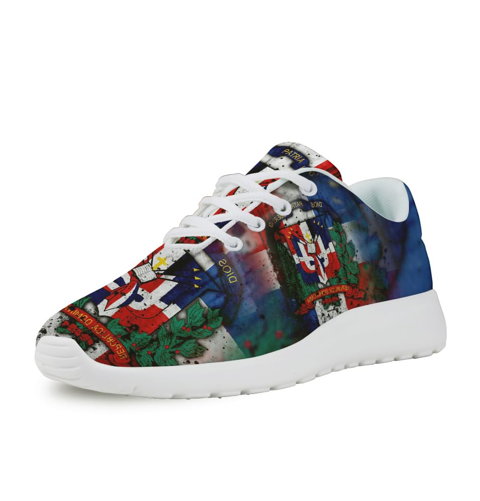 Dominican Republic Flag Shoes for Women Men Trail Running Casual Fashion Sneakers Slip-on Tennis Shoes