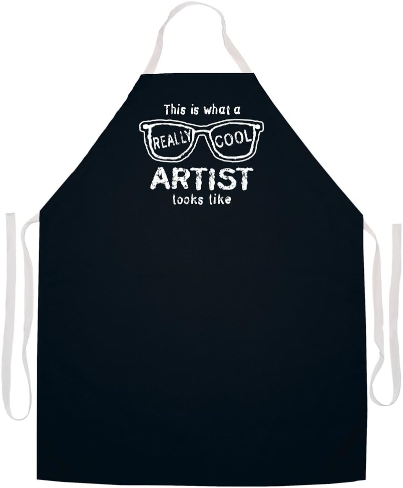 Attitude Aprons Fully Adjustable "This is What a Really Cool Artist Looks Like" Artist Apron