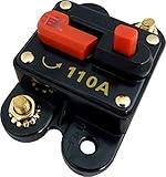 Jex Electronics 110 Amp in-Line Circuit Breaker Stereo/Audio/Car/RV 110A/110AMP Fuse 12V/24V/32V