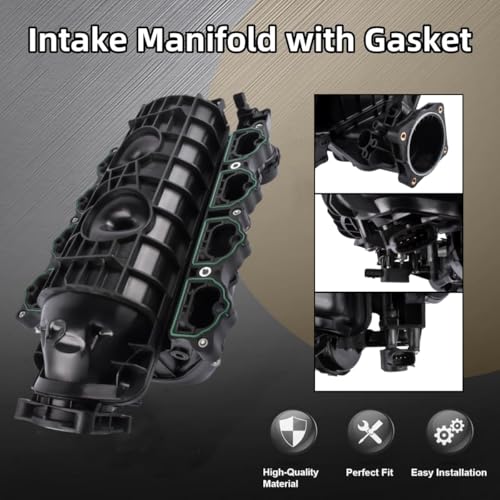 Colector de admisión para Ford F-150 5.0L V8 2015 2016 2017 junta de repuesto FL3Z9424E 4