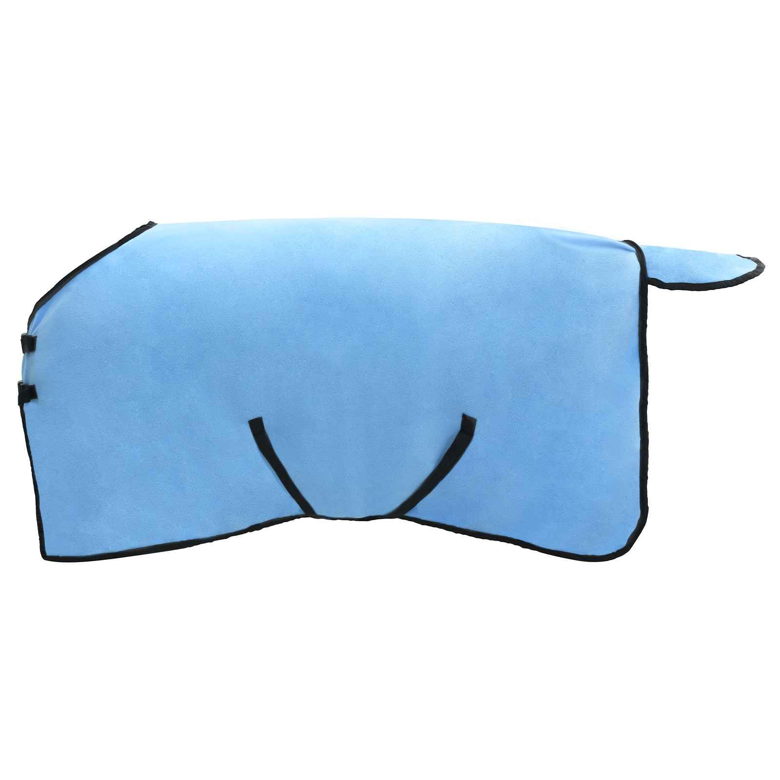 Manta para caballos de 115 cm, poliéster, lavable a máquina, cálida, cómoda, transpirable y ligera, para entrenamiento, establo y transporte