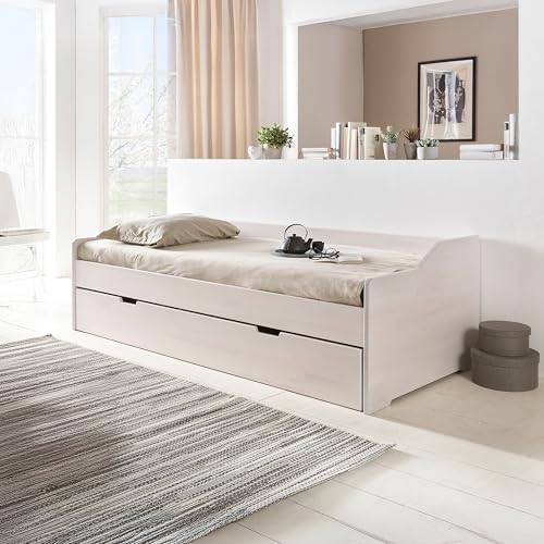 WOODLIVE DESIGN BY NATURE - INAKTIV - Massivholz-Gästebett aus Kernbuche...