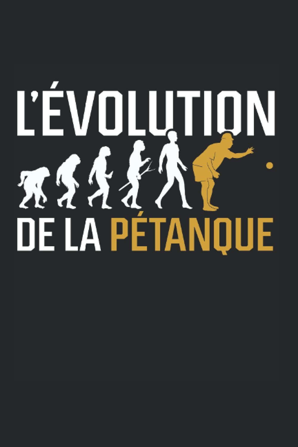 Pochette Évolution pétanque | Idée cadeau original