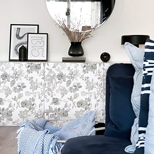 Flower Wallpaper Peel And Stick Wallpaper Floral Contact Paper For Cabinets Self Adhesive Removable Wallpaper For Bedroom Contact Paper For Walls Drawers Waterproof Pink Watercolor Rolls17.3”×78.7” #TOP3