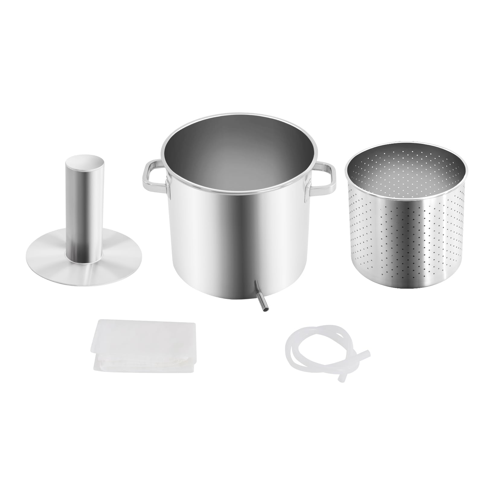Spremiagrumi idraulico da 11 l, in acciaio inox, spremiagrumi manuale e bacche con sollevatore idraulico 3T, ideale per vino, succhi di frutta e verdura fatti in casa