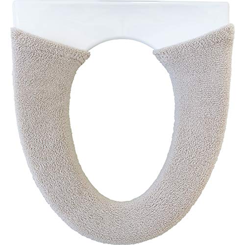 オカ 便座カバー ベージュ 洗浄暖房専用 シェニールロゼ