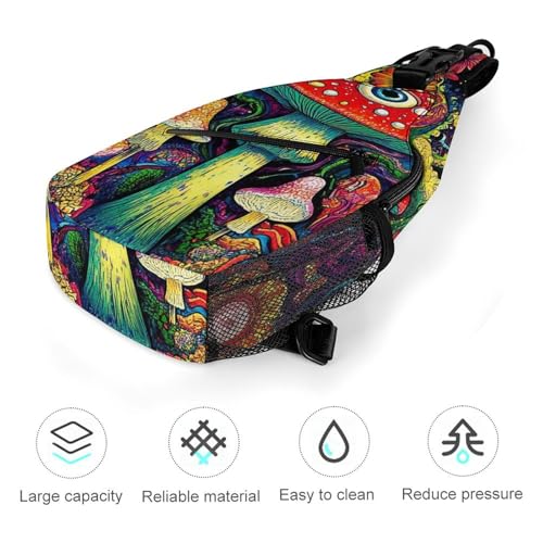 Morrales crossbody deportivos para hombre capacidad grande miniatura 5