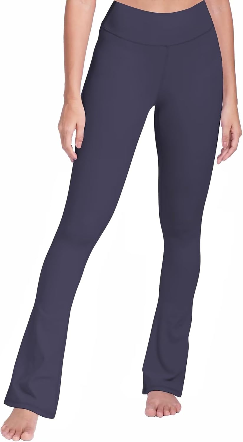 Sunzel High Waist Mini Flared Leggings for Women, Tummy Control Casual Flare Yoga Pants for Yoga Workout Gym - Image 4