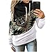 Produktbild Damen Nation Style Drucken Kapuzenpullover Hoodie Kapuzenpullover Langarm Shirts Sweatshirt Gesteift Langärmelig Kapuzenpulli mit Schnur