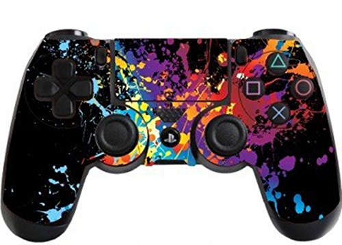 DOTBUY-SHOP - DOTBUY Autocollant en vinyle pour manette Sony Playstation 4 Dualshock (éclaboussures de peinture)