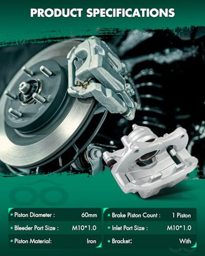 Image of SCITOO Front Right Brake Caliper With Bracket 18B5328 Compatible For Buick For Encore 2013-2017,For Buick For Verano 2012-2017,For Chevrolet For Cruze 2014-2015,For Chevrolet For Orlando 2012-2014