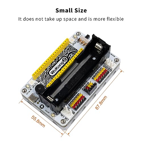Placa de expansión Wukong2040 con luces arcoíris e interfaz de motor para Raspberry Pi 6
