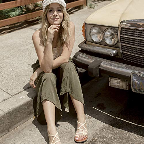 Plaka MPSSIM-8 Palm Leaf Flat Summer Sandals For Women | Perfect For The Beach Walking & Dressy Occasions thumb #6