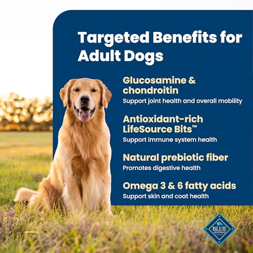 Image of Blue Buffalo Life Protection Formula Beef & Brown Rice Adult Dry Dog Food, Supports Immunity with Antioxidant-Rich LifeSource Bits, Promotes Healthy Muscle Development, Skin & Coat Health, 5 lbs.