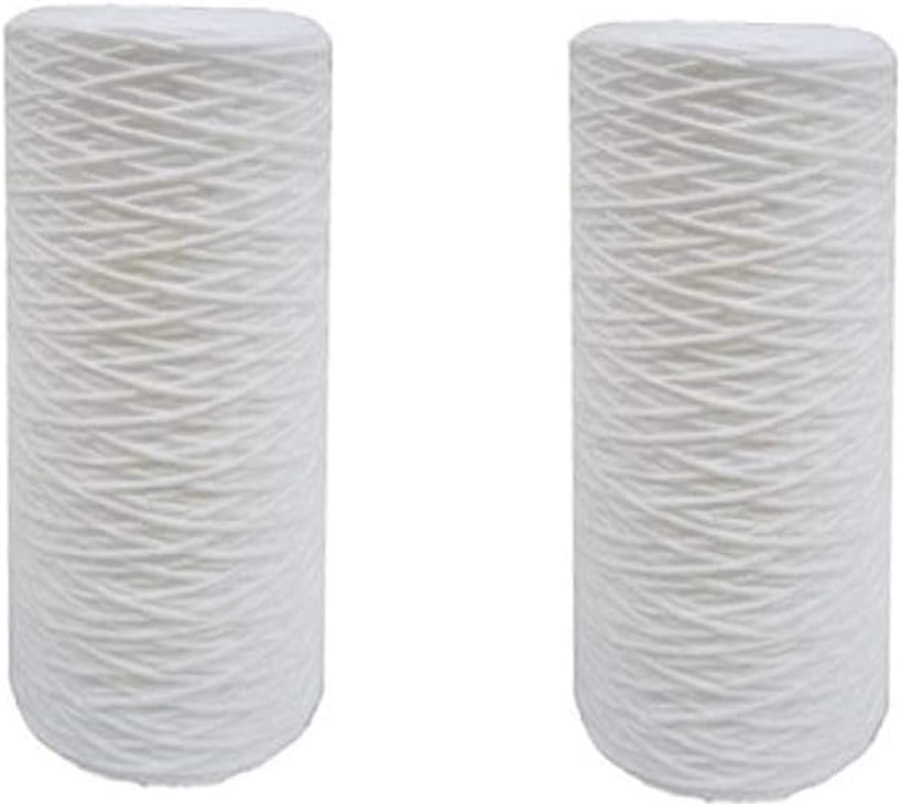 CFS – 2 Pack String-Wound Polypropylene Water Filter Cartridges Compatible with WP.5BB97P Models – Removes Bad Taste and odor – Whole House Replacement Filter Cartridge – 0.5 Micron – 10" x 4.5"