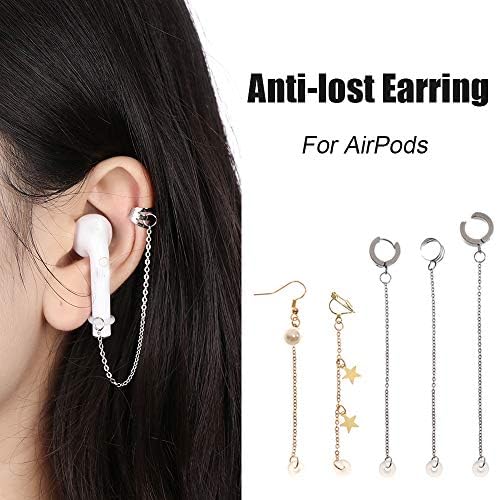 Amazon Com Anti Lost Earring Pendant For Airpods1 2 Airpods Pro Anti Lost Ear Clips Pendant For Women And Girls Earring Hanging Chain For Airpods Suitable For Hiking Jogging Working Running Gym 5 Pairs Electronics