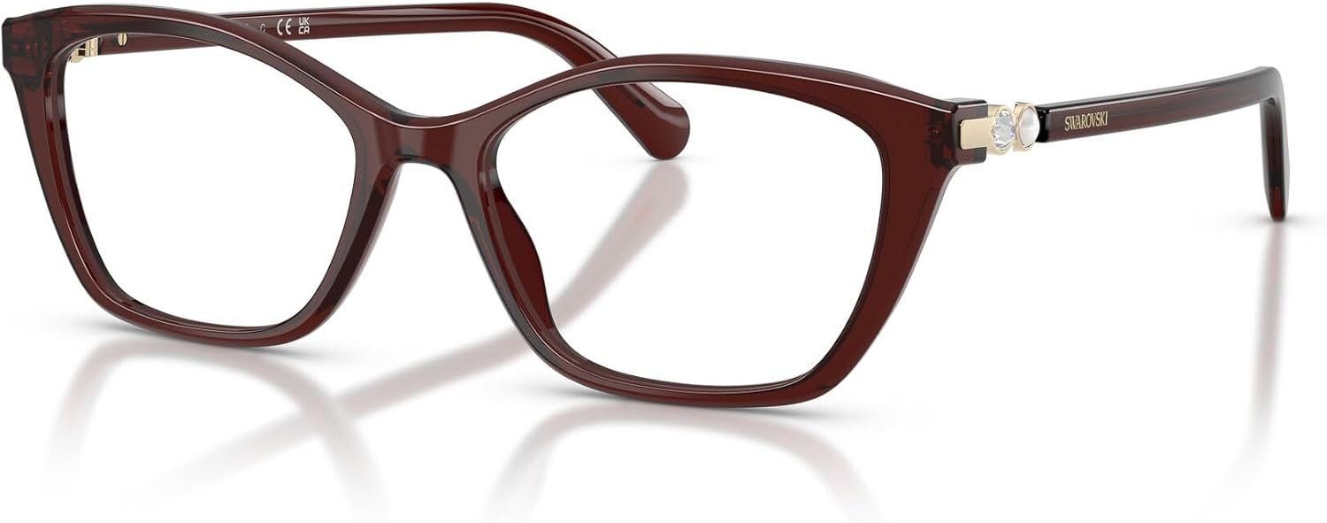 Swarovski womens Sk2065 Square Prescription Eyewear Frames