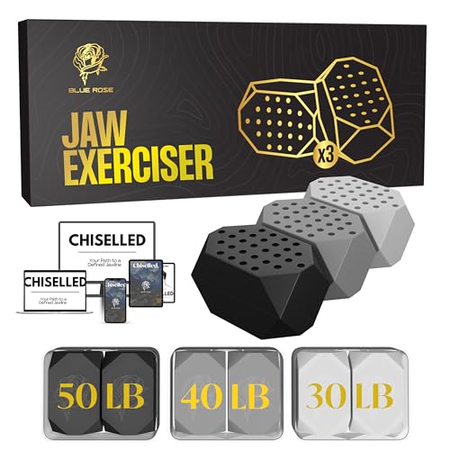 Blue Rose Jaw Trainer with 3 Resistance Levels