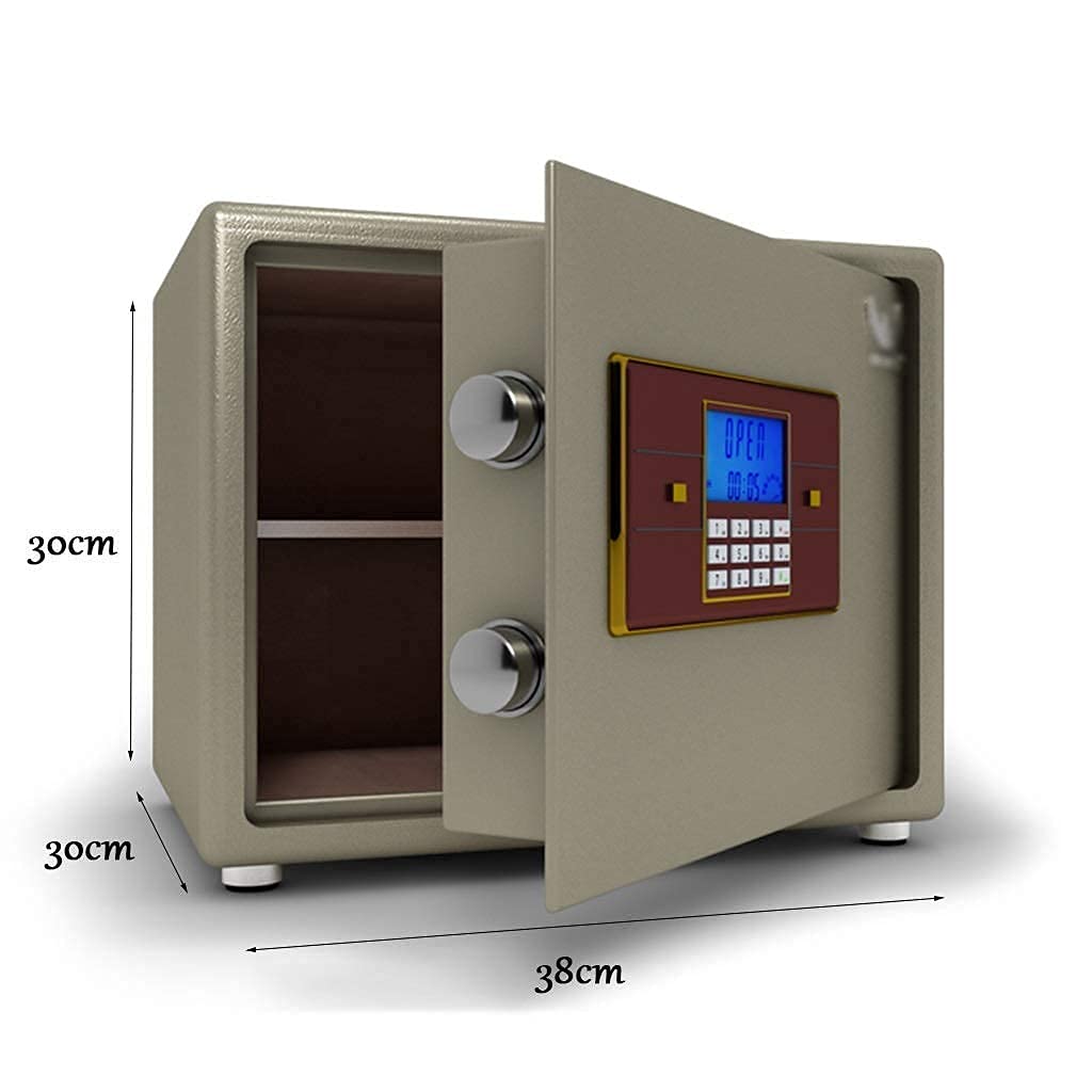 Caja Fuerte De Alta Seguridad, Cajas Fuertes De Gabinete Seguro, Caja Fuerte Con Contraseña Electrónica, Casillero Pequeño Multifuncional De Doble Capa Antirrobo De Acero Para Cajas Fuertes De Pared