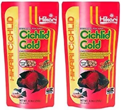 Cichlid Gold fish food large pellet floating type 8.8 oz (250g) (2 Pack)