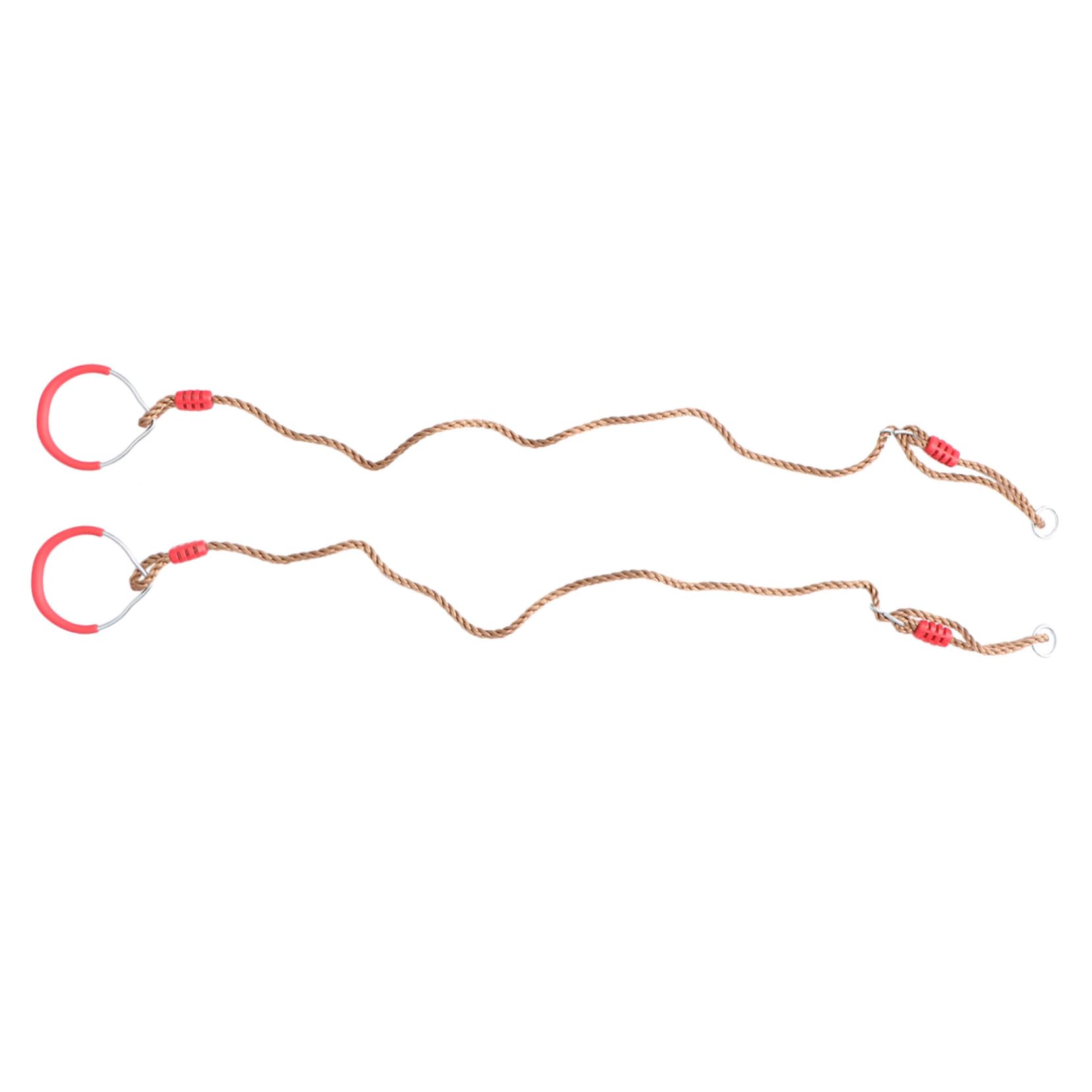 OSOLADY 1 Pair Exercise Handle Training Stretch Rings Sports Workout Accessories Fitness Rings for Upper Strength Gymnastic Pull-up Rings Horizontal Bar Fitness Equipment